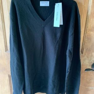 Mens Calvin Klein Wool Sweater -large
